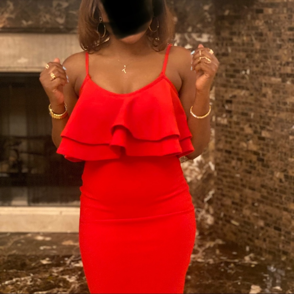 Red Bandage Dress- Worn Once- Professionally Cleaned